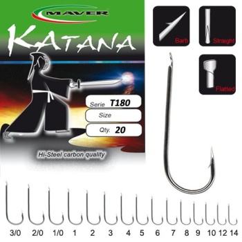 CARLIGE MAVER KATANA T180 TUNGSTEN NR 1/0