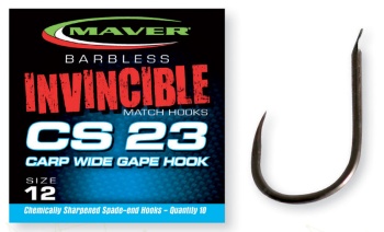 CARLIGE MAVER SERIA INVINCIBLE CS23 CARP WIDE GAPE NR 16 F/BARBETA