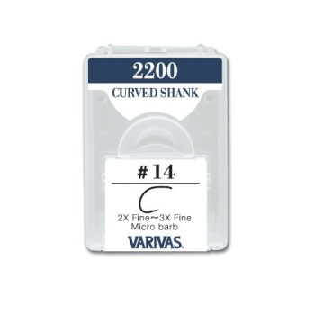 CARLIGE MUSCA VARIVAS FLY 2200 2X-3X FINE NR 18 MICRO BARB