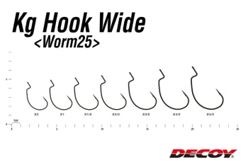 CARLIGE OFFSET DECOY WORM 25 KG WIDE NR.5/0 4BUC/PLIC - Img 4
