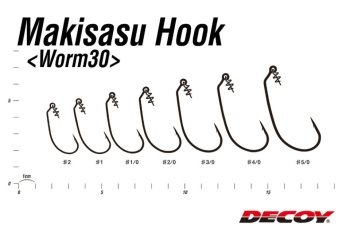 CARLIGE OFFSET DECOY WORM 30 MAKISASU NR.3/0 4BUC/PLIC - Img 4