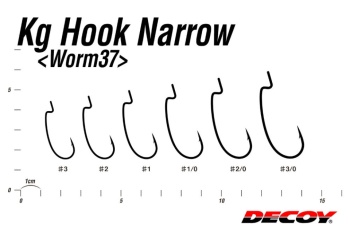 CARLIGE OFFSET DECOY WORM 37 KG NARROW NR.1 9BUC/PLIC - Img 2