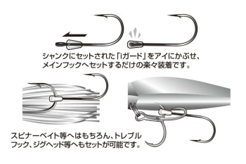 CARLIGE TRAILER DECOY TH-2 HOOK CHASER NR.1/0 6BUC/PLIC - Img 3