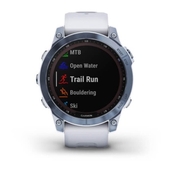 CEAS GARMIN FENIX 7 SAPPHIRE SOLAR MINERAL BLUE TI / WHITE 47MM - Img 7