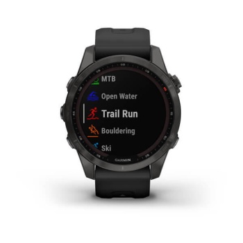 CEAS GARMIN FENIX 7S SAPPHIRE SOLAR CARBON GRAY TI / BLACK 42MM - Img 6