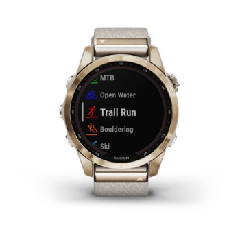 CEAS GARMIN FENIX 7S SAPPHIRE SOLAR CREAM GOLD TI / CREAM 42MM - Img 6