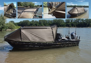 CORT PENTRU BARCA BLACK CAT BOAT CAVE II 335X220X105CM - Img 9