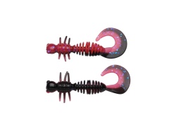 CREATURA BERKLEY POWERBAIT POWER CURLY 40MM SALMON EGG RED / BLACK