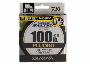 FIR FLUOROCARBON DAIWA SALTIGA FC LEADER X LINK 0.57MM / 40LBS / 30M - Img 2
