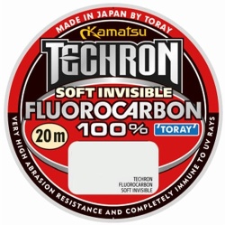 FIR FLUOROCARBON KAMATSU TECHRON SOFT INVISIBLE 20M 6.10KG, 0.294MM