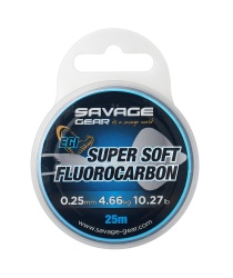 FIR FLUOROCARBON SAVAGE GEAR SOFT EGI 025MM/4,66KG/25M