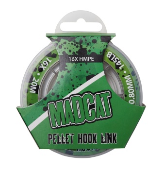 FIR MADCAT PELLET HOOK LINK 0.95MM 16X20M BROWN 85KG