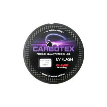 FIR MONOFILAMENT CARBOTEX UV FLASH 024MM 8.60KG 300M