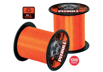 FIR MONOFILAMENT CRAP ZOOM PITBULL HIGH UV CARP 1000m 0.29mm 10.83kg Fluo Orange