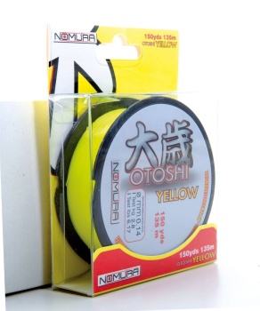 FIR MONOFILAMENT NOMURA OTOSHI GALBEN FLUO 0,18MM/4,8KG 135M