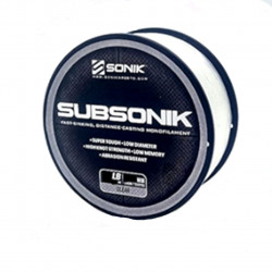 FIR MONOFILAMENT SONIK SUBSONIK 1200M TRANSPARENT 0.35MM 1200M 8.16KG