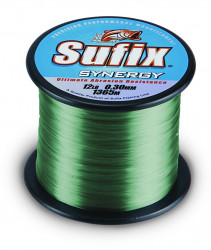 FIR MONOFILAMENT SUFIX SYNERGY 0.20MM 3075M 2.7KG 6LB LOW VIS GREEN