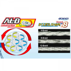 FIR OWNER KIZUNA X8 BROAD 0.12MM 135M CHARTREUSE
