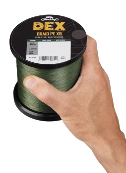 FIR TEXTIL BERKLEY DEX BRAID X8 PE GREEN 0.10MM 7.9KG 3000M - Img 4
