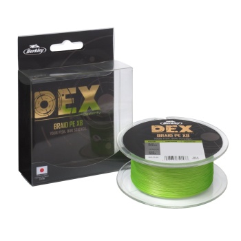FIR TEXTIL BERKLEY DEX X8 PE CHARTREUSE 0.12MM 9.0KG 300M - Img 5