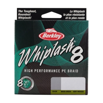 FIR TEXTIL BERKLEY WHIPLASH WHIP8 150M 0.18 NEW GREEN - Img 2