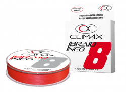 FIR TEXTIL CLIMAX IBRAID NEO X8 FLUO RED 135M 0.08MM 4.9KG