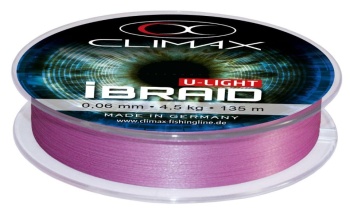 FIR TEXTIL CLIMAX iBRAID U-LIGHT FLUO PURPLE 275m 0.06mm 4.5kg