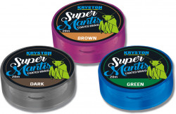 FIR TEXTIL CU CAMASA KRYSTON SUPER MANTIS COATED 20M 15LB WEED GREEN