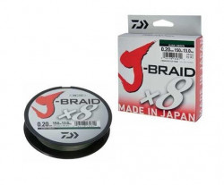 FIR TEXTIL DAIWA J-BRAID X8 VERDE 010MM/6KG/150M