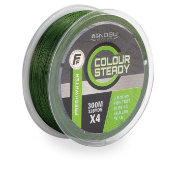 FIR TEXTIL LINEAEFFE NOBU COLOUR STEADY BX300/0.25MM/32.6KG/300M/VERDE