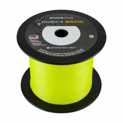 FIR TEXTIL SPIDERWIRE DURA X4 1800M 0.10MM / 9.1KG-20LB YELLOW