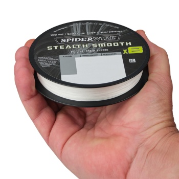FIR TEXTIL SPIDERWIRE STEALTH X8 0.23MM 150M 23.6KG TRANSLUCID - Img 2