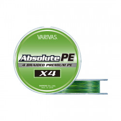 FIR TEXTIL VARIVAS ABSOLUTE PREMIUM PE X4 150M 0.108 MM 9.5LB MARKING GREEN