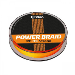 FIR TEXTIL ZECK POWERBRAID 8X 0.18MM 6.8KG 150M ORANGE