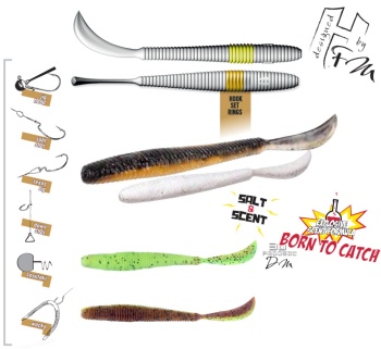 GRUB HERAKLES LEFTAIL WORM 3.4 8.6cm GP/CH