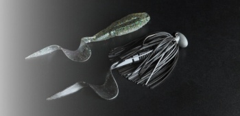GRUB JACKALL RHYTHM 2.4INCH CHARTREUSE BACK BLACK 4BUC / PL - Img 3