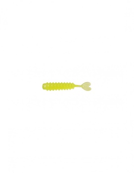 GRUB STORM GOMOKU SOFT Y RING 3.5CM UV CLEAR CHARTREUSE (10 BUC)
