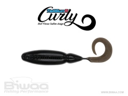 GRUB / TWISTER BIWAA TAILGUNR CURLY 2.5 6.3CM 110 UV BLACK 8BUC/PLIC