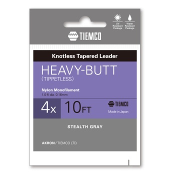 INAINTAS FLY TIEMCO HEAVY BUTT LEADER 10FT 3X