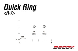 INELE DECOY R-7 QUICK RING NR.0 8LBS 15BUC/PLIC