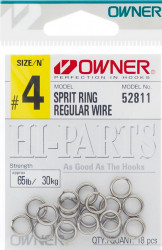 INELE DESPICATE OWNER 52811 NO.4 SPLIT RING REGULAR