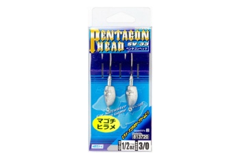 JIG DECOY SV-33 PENTAGON HEAD NR.5/0 28GR 2BUC/PLIC