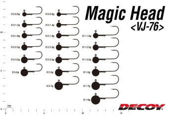 JIG DECOY VJ-76 MAGIC HEAD NR.3 3.5GR 4BUC/PLIC - Img 4