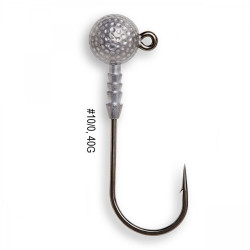 JIG MADCAT GOLF BALL NO.10/0 40GR JIGHEAD NATURAL BULK