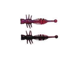 LARVA BERKLEY POWERBAIT POWER LARVAE 40MM SALMON EGG RED / BLACK