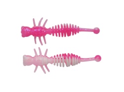 LARVA BERKLEY POWERBAIT POWER LARVAE 55MM PINK / WHITE