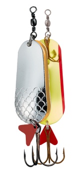 LINGURITA OSCILANTA DAM TWIN SPOON 4.5CM 16G SINKING SILVER / GOLD