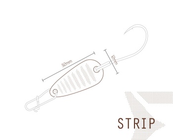 LINGURITA OSCILANTA DELPHIN STRIP 2G AURO HOOK #8 SNAP 00 - Img 10