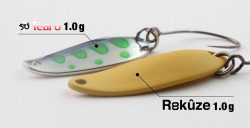 LINGURITA OSCILANTA JACKALL REKUZE 1.9CM / 1.0G YAZY SILVER WHITE UV