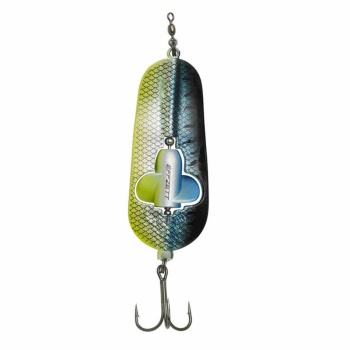 LINGURITA OSCILANTA RATTLIN 40GR 80MM DAM EFFZETT BLUE CHARTREUSE UV - Img 3